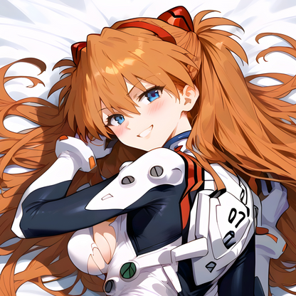 Asuka Dakimakura Pillowcase – Premium 2-Way Tricot Material